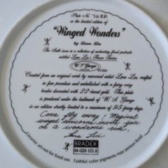 Framed Decorative Collector's plate. Framed - NEW - Picture 4 of 7